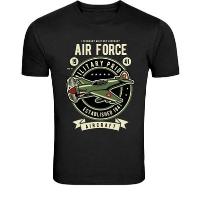 Luftwaffe Militärisches Stolz Flugzeug T-Shirt - Vintage Kampfflugzeug