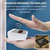 2-in-1 Automatic Digital Thermometer Non-Contact Infrared Temperature Measurement + Time Display