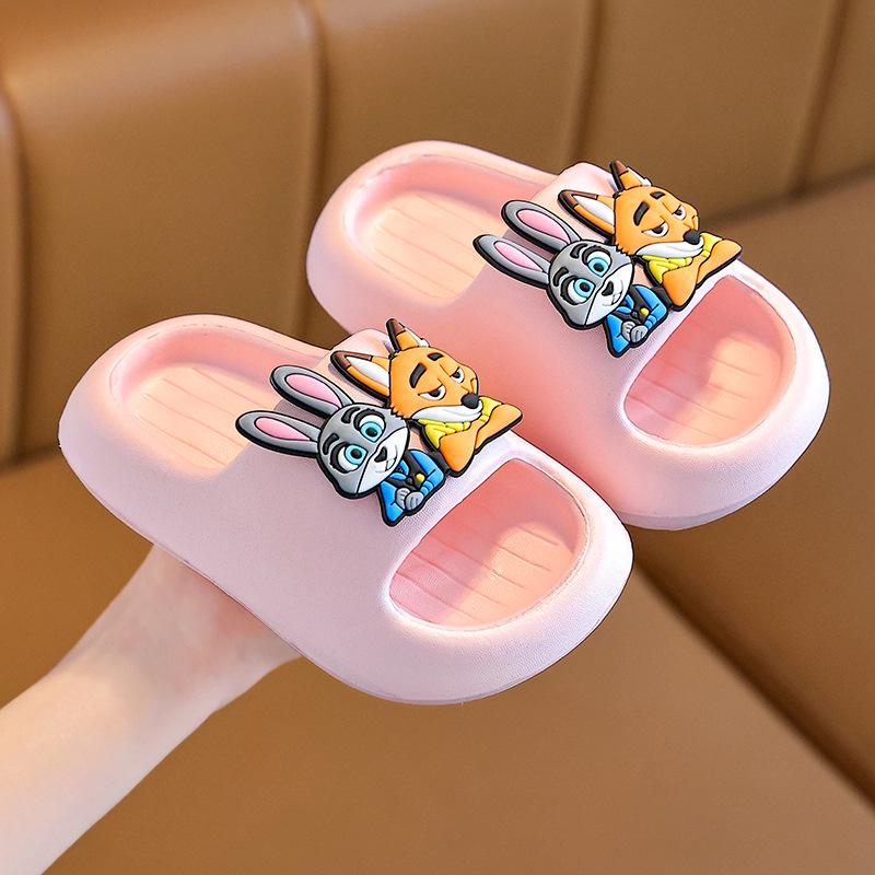 New Spring Kids' EVA Slippers: Stylish Bath & Home Wear for Boys & Girls
