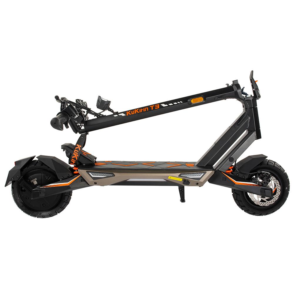 Trotinete Elétrica Adulto Kukirin T3 Motor 800W Trotinete Elétrica Dobrável Velocidade Máxima 45Km/h 48V 15.6AH Autonomia 58Km Carga 120KG Preto