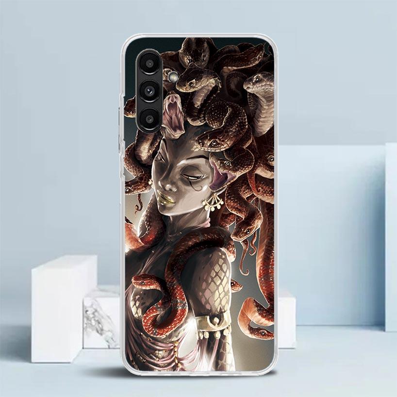 Medusa Greek Mythology Phone Case For Samsung Galaxy A17 A37 A57 A16 A15 A14 A13 A56 A55 A54 A53 A36 A35 A34 A33 A26 A25 A24 A23