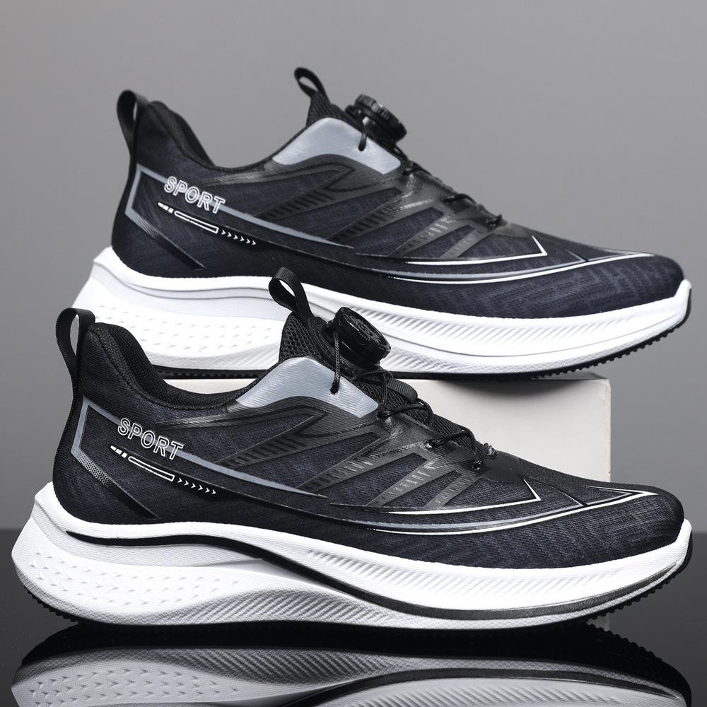 

Летняя новая спортивная обувь мужская утолщенная спортивная обувь удобная обувь для бега молодые и молодые дышащие повседневные модные кроссовки 44