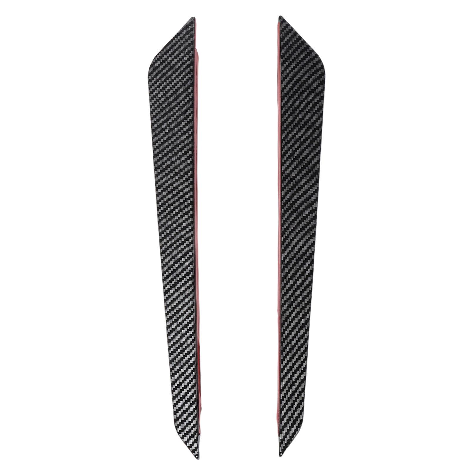 

2 PCS Front Bumper Side Splitter Left Right Sporty Look Replacement for 2015-2021