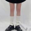 Unisex Knitted Boots Socks Soft Crochet Long Stockings Toeless Leg Warmers for Dance Knee for Protection Foot Cover