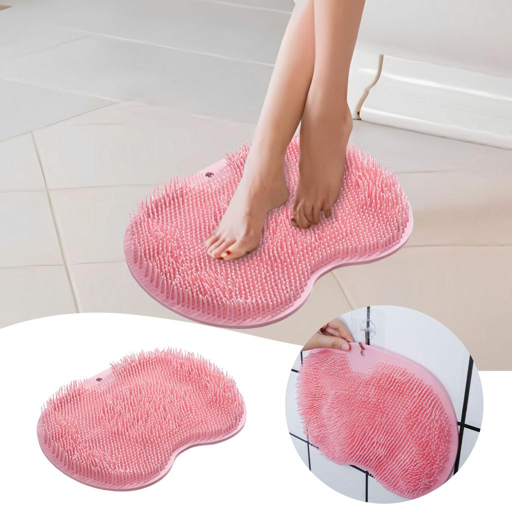 Foot Rubbing Floor Mat Bathroom Exfoliating Shower Massage Scraper Foot Mats Bathtub Non-Slip Bath Mat Body Cleaning Tools