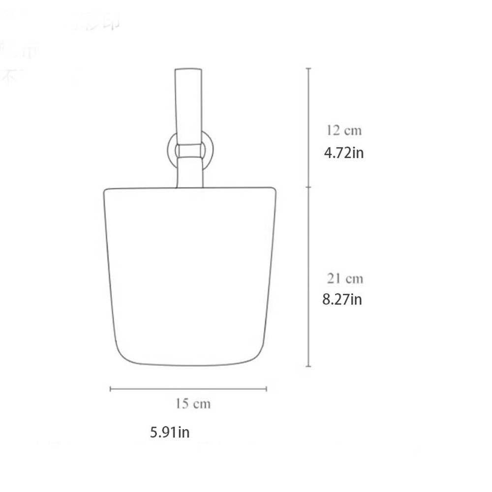 Sky Cartoon Bucket Bag Plant Letter Lunch Bag Reusable Canvas Star Handbag Female/Girls