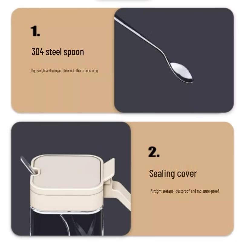 Krémově bílá kuchyňská sada kořenek