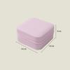 Simple Jewelry Box Wholesale Travel Portable Ring Necklace Earrings Studs Earrings Storage Box Jewelry Organizer