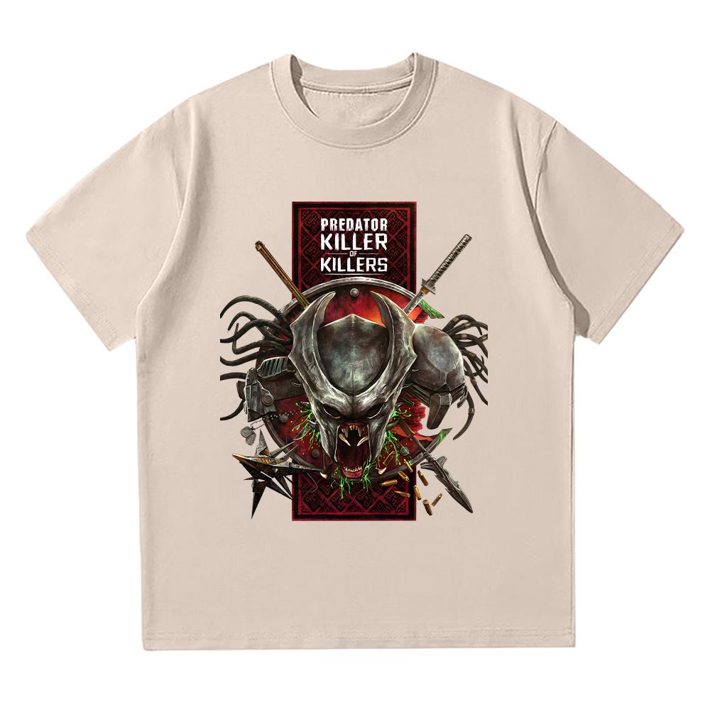 Adult Animated Graphic Top Predator Killer of Killers2 T Shirt Vintage High Quality Cotton Tee Y2K Summer Women Men Short Sleeve Tee