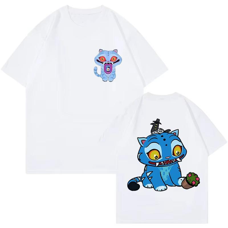 Kpop Demon Hunters Cotton Shirt Huntrix Mira Rumi Zoey Derpy Tiger Tees Gift for Men Women Saja Boys Fans Clothes Trending Tops