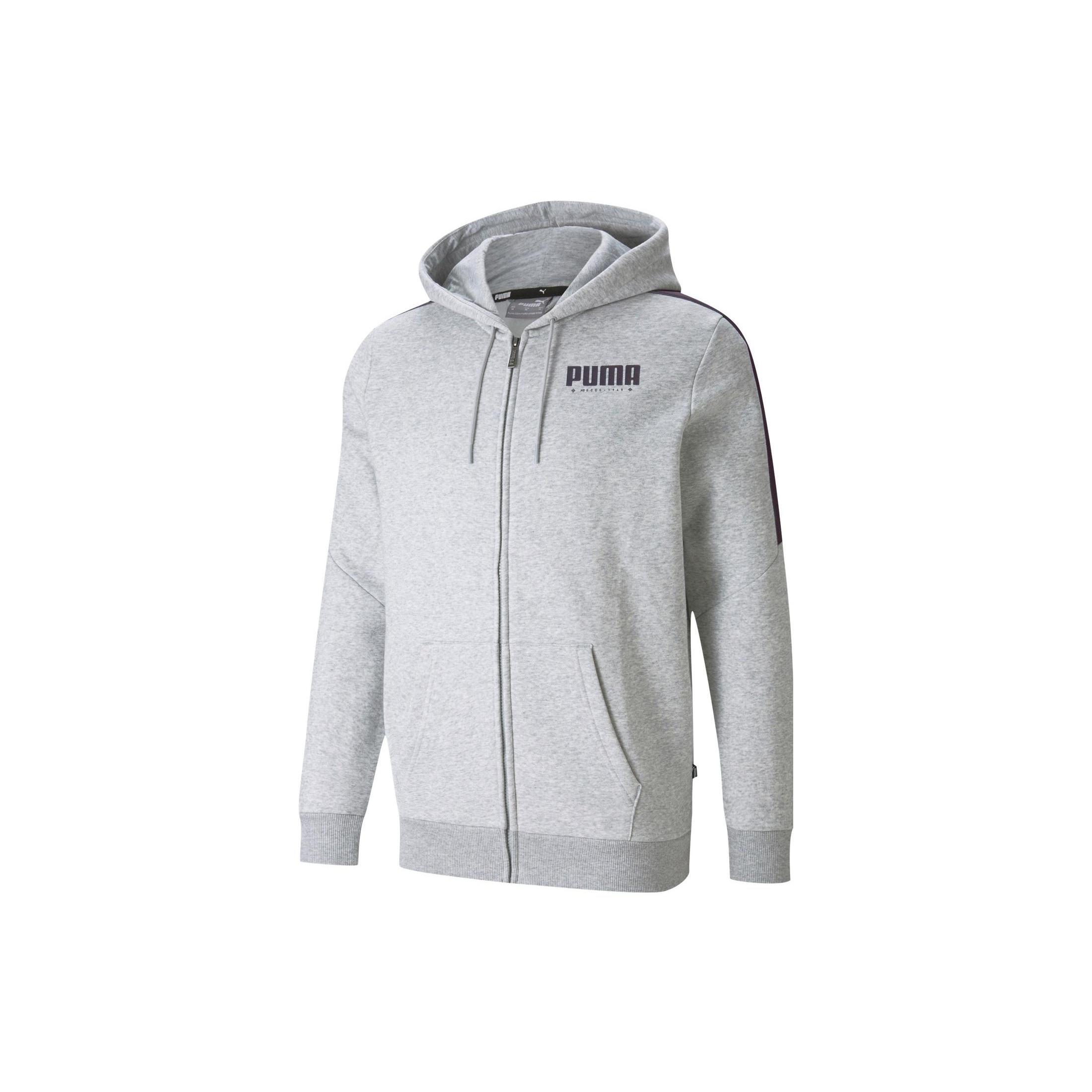 PUMA Cyber Full Zip Jacket  Grey  Men s 848241-04 M