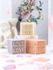 Love Slogan 3D Candle Mold Silicone Soap DIY Handmade Tool Alphabet Letter Pillar Silicone Resin Mould Gifts