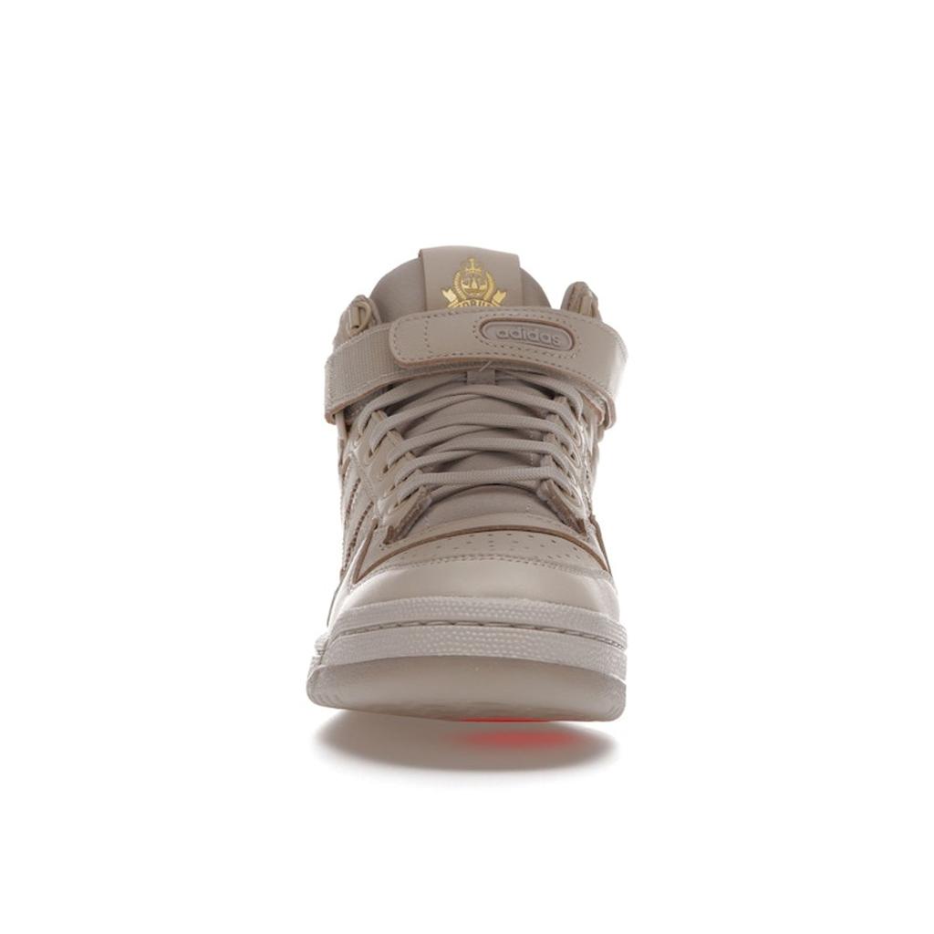 Leaders 1354 X Adidas Forum Mid Core Brown Friends & Family Unisex Sneakers Gold-Foil Solar-Red FW8768