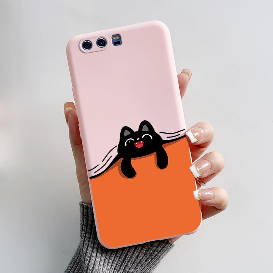 Silicone Back Cover for Huawei P10 Plus Soft Cute Rabbit Panda TPU Bumper Protective Phone Case HuaweiP10 P10Plus Fundas Housing