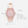 Fieldwork Women's Watch Chikawa Analog Urethane Belt PVC Watch Pink CKW001-1