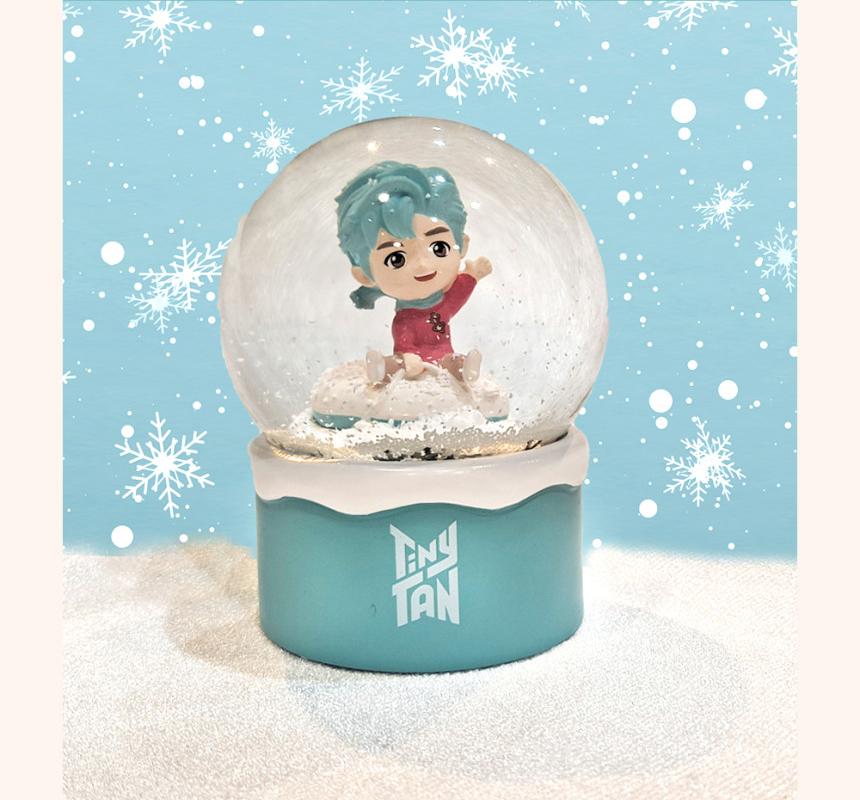 BTS (Bangtan Boys) TinyTAN Schneekugel, offiziell, original, authentisch, K-POP, Idol