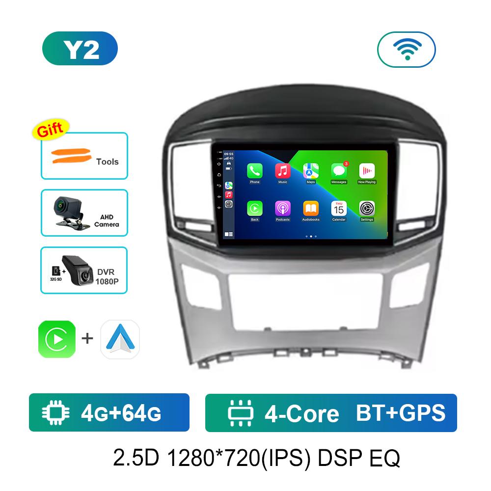 9 Inch Android OS for Hyundai H1 Grand Starex I8000 TQ 2007 - 2015 Car Radio Video Multimedia Player GPS 4G Bluetooth Auto Tools