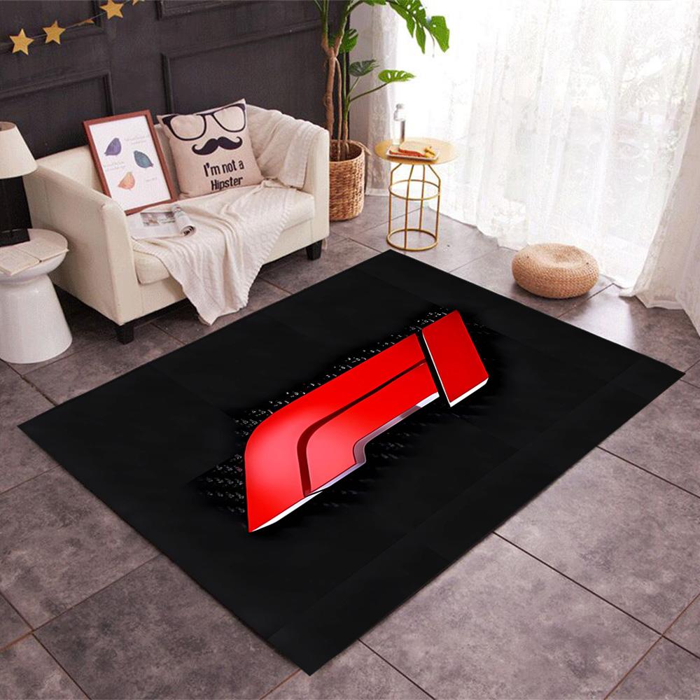Kräftiges weißes Logo Design Fußmatte Geeignet für Außenbereiche Eingangsbereiche Esszimmer Spielzimmer Rutschfester Teppich Büros dekorieren Perfektes Geschenk für Frauen/Männer