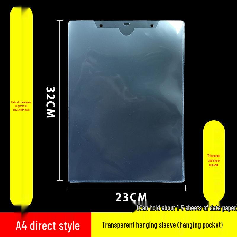 Durable Translucent Multi-Size Document Sleeve & Organizer