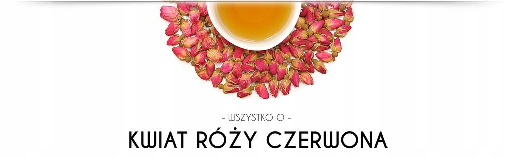 Kwiat Róży Pąki Czerwone Całe Suszony - 100g