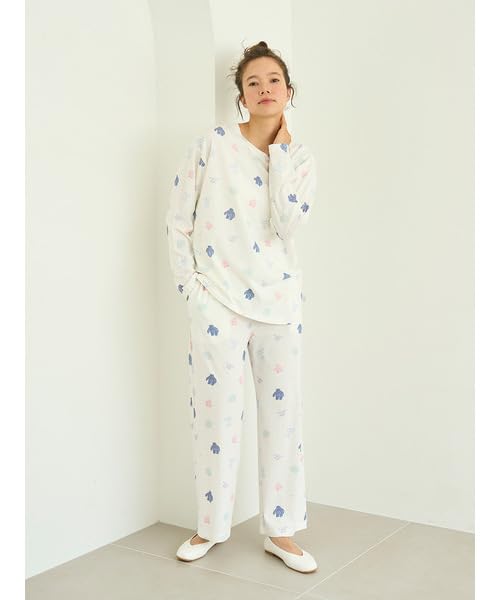 Gelato Pique PIQUE MONSTER Monster Print Pullover PWCT244290 GRY Free Size Women's