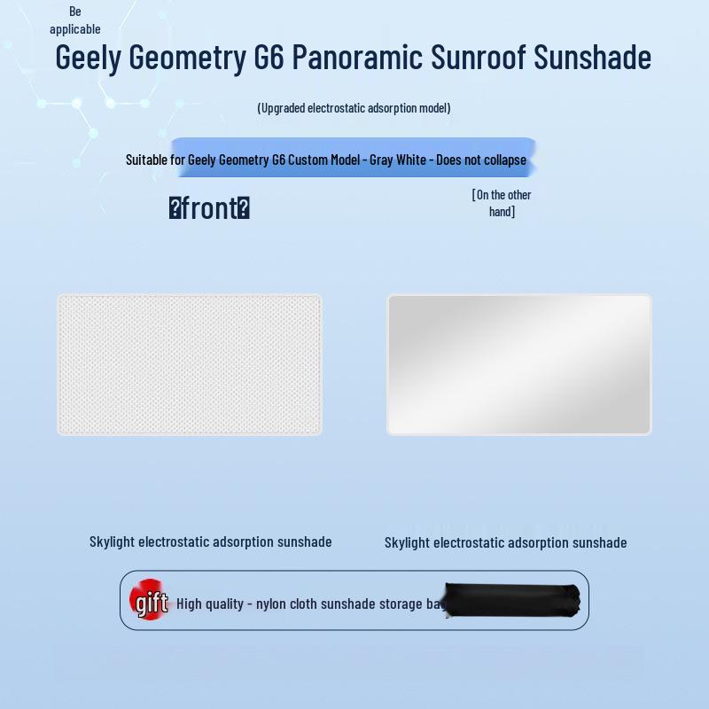 Geely 24 Geometry G6 Sunroof Sunshade: Heat Insulation & Privacy