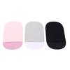 3pcs Mouse Pouch Black Silver Roseate Oval Shaped Self Adhesive Mouse Holder for Laptop Wireless Mouse Hard Disk USB Flash Drive