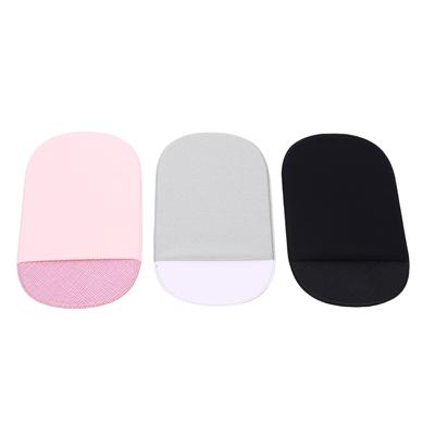 3 Stück Mausbeutel Schwarz Silber Rosafarben Oval Selbstklebend Maus Halter für Laptop Kabellose Maus Festplatte USB-Stick
