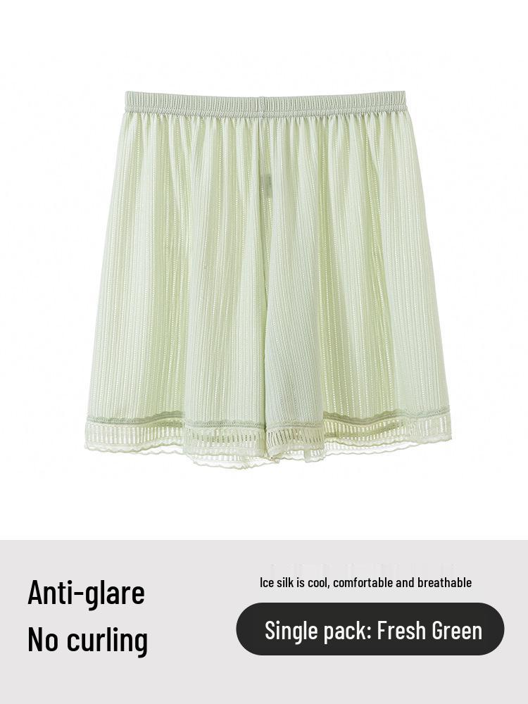 

Summer Lightweight High-Waisted Mesh Lace Wide-Leg Pants - Plus Size M (80-110cm)