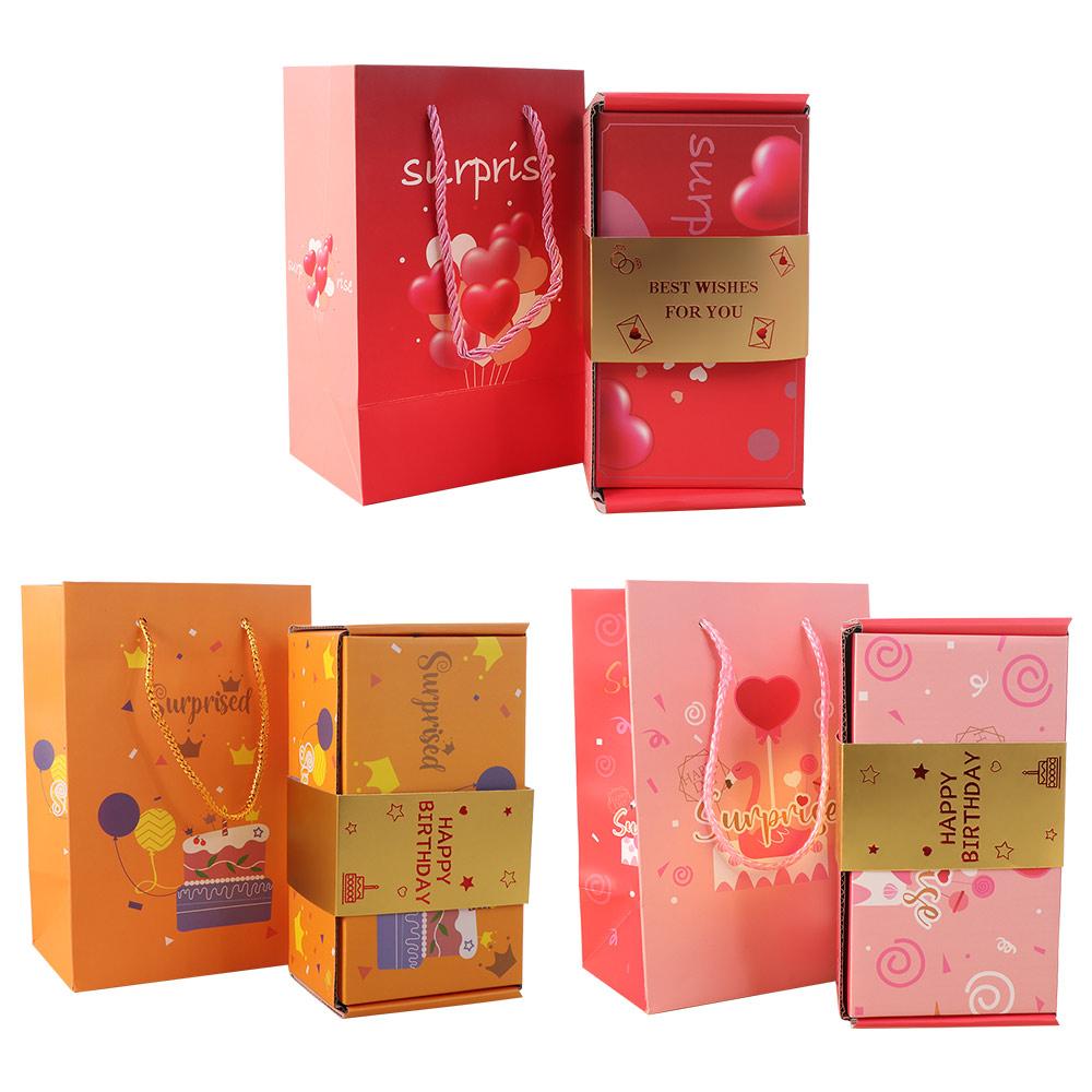Pop Up Surprise Surprise Bounce Box Luxury Money Box Creative Cash Explosion Gift Box Valentine