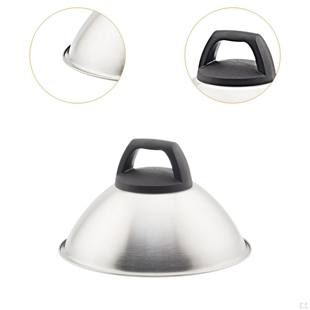 Kryt na burger sýrový tavící kupole nerezový pro dušení pro vnitřní i venkovní použití