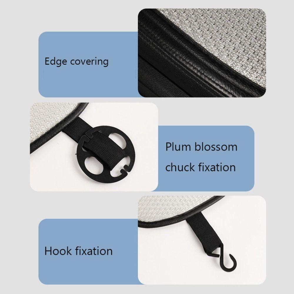 Breathable Car Seat Cushion Ice Silk Front/Rear Auto Seat Pad Soft Car Cool Seat Mat Four Seasons