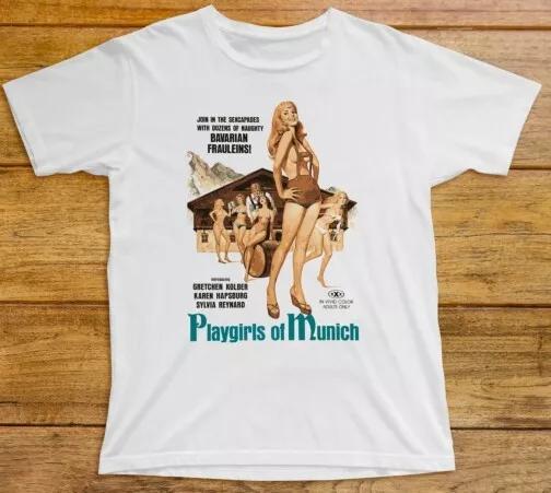 

Футболка Playgirls of Munich 697 Взрослая Эротическая Комедия Постер к Фильму 1970-х Skin Deep 4XL
