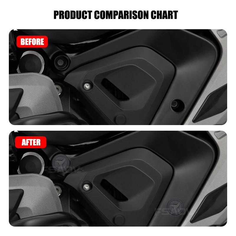 R1300GS Motorcycle Frame Hole Cover Caps Plug Decorative Frame Cap Set For BMW R 1300 GS R 1300GS ADVENTURE ADV 2024 2025