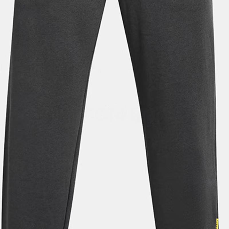 Under Armour Solid Color Sports Fashion Knitted Cuffed Casual Pants Men Bottoms Gray 1387097-025