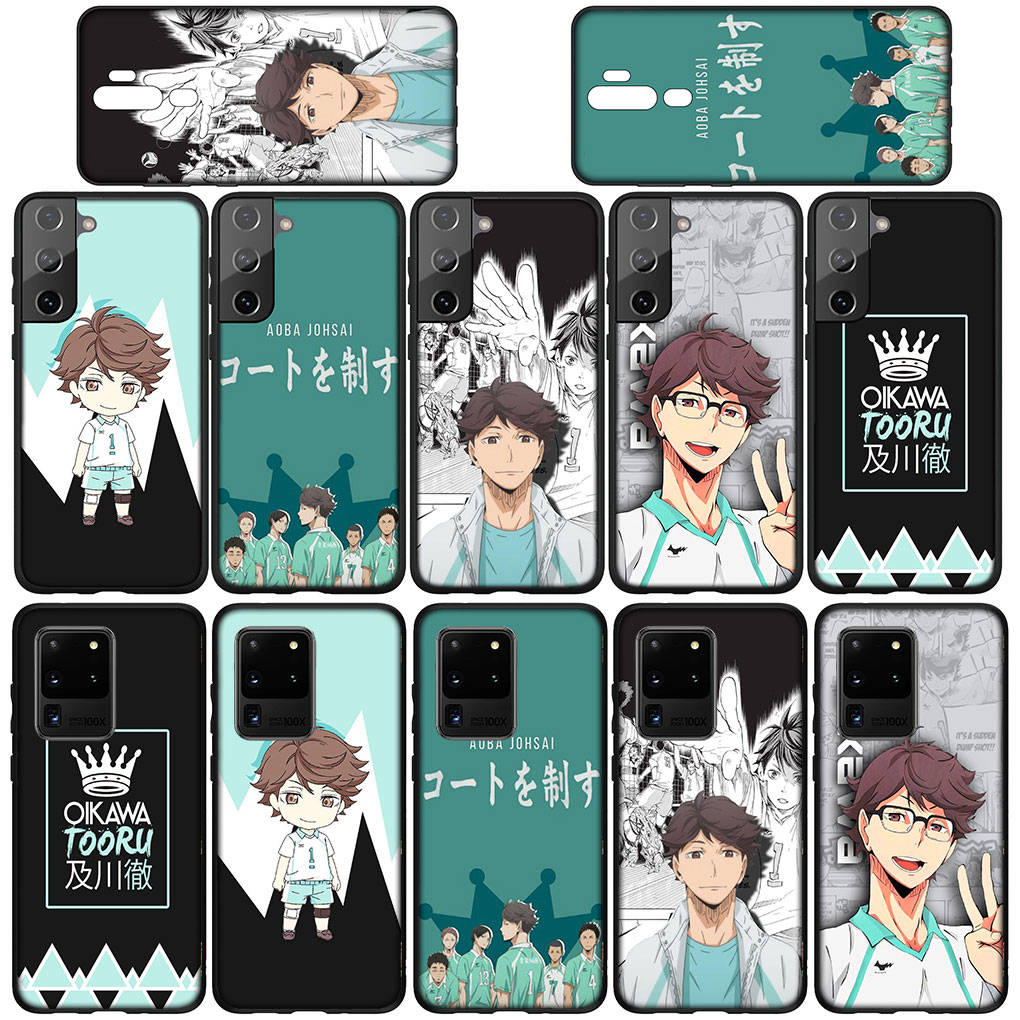 for Samsung Galaxy S24 S23 iPhone 16 15 14 Xiaomi Redmi Note 13 12 11 10 8 Plus 9 Pro Max X XR 14CPhone Case Oikawa Tooru Haikyuu OPPO Huawei Cover