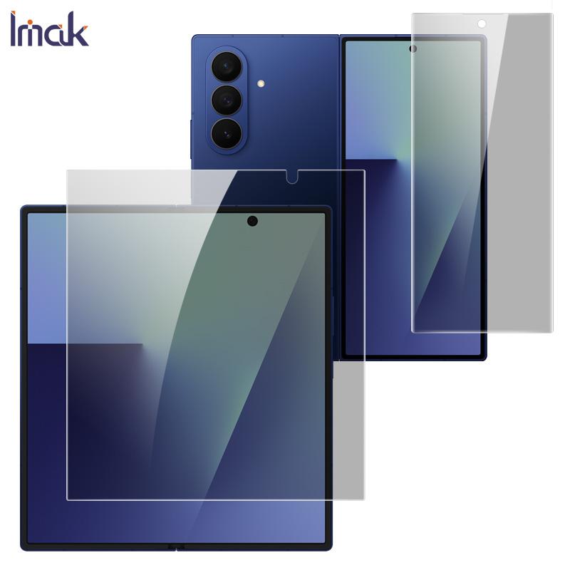 

For Samsung Galaxy Z Fold 7 5G Glass IMAK Anti-peeping Hydrogel Film 3th Generation Main Screen + Second Screen 1 Set Package Samsung Galaxy Z Fold 7