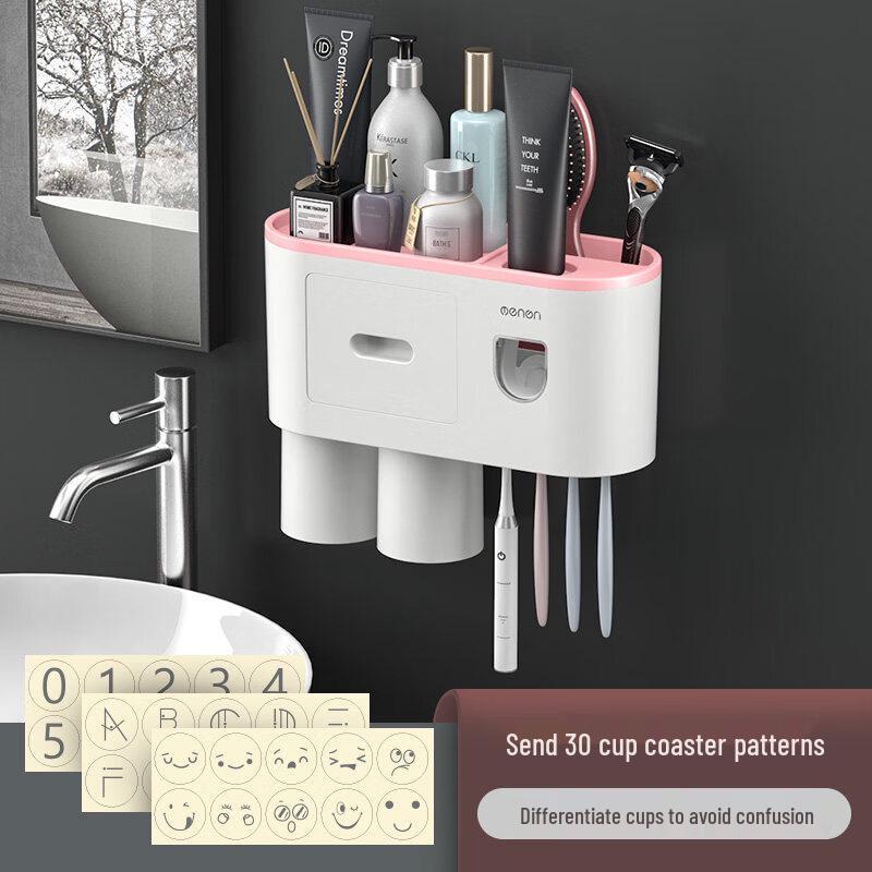 LIEI Wall-Mounted Toothbrush Holder