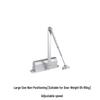 large non-positioning, adjustable speed