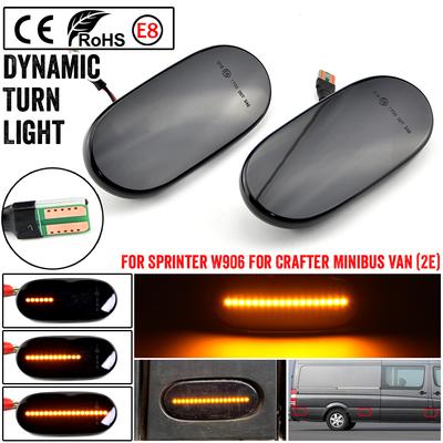 Car Accessories LED Dynamic Side Marker Turn Signal Lights Indicator Lamp For Mercedes-Benz Sprinter W906 2006-2018