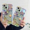 Retro Oil Painting Blu -Ray Flowers Shockproof Phone Case For Iphone 13 12 13pro 14pro 13 Pro Max Silicone Cover Iphone 14 Fundas