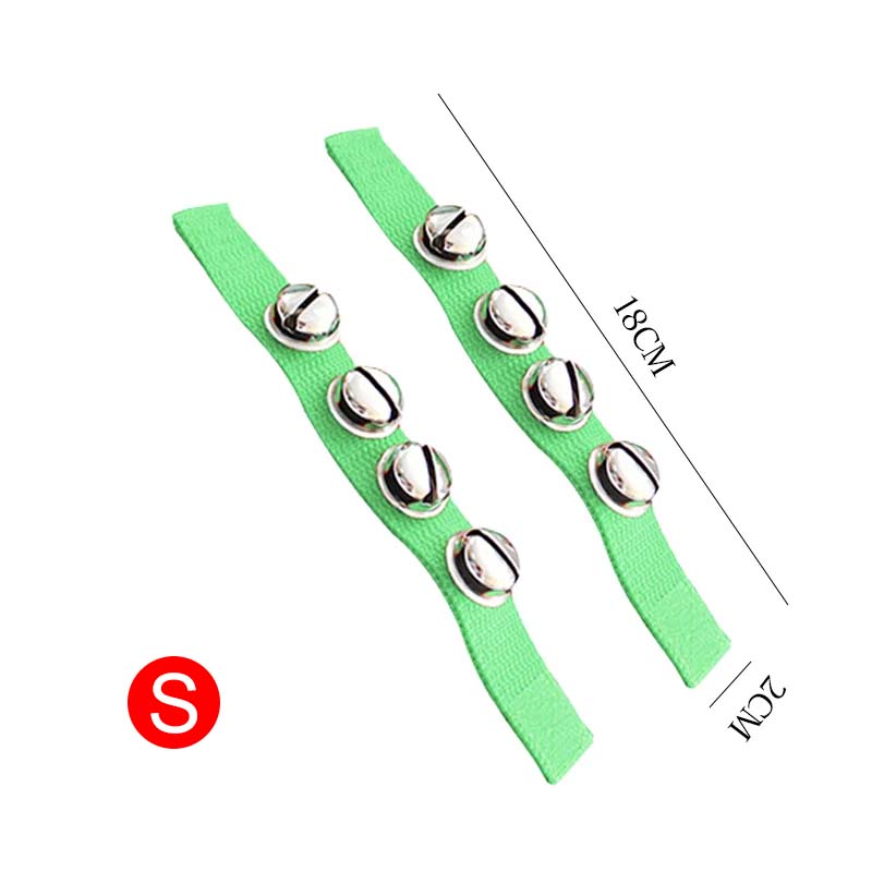 2 peças/conjunto Sino de Pulso Colorido Brinquedo Instrumentos Musicais Adequado para Iniciantes Iluminação Musical Lazer Entretenimento Adereços TMZ