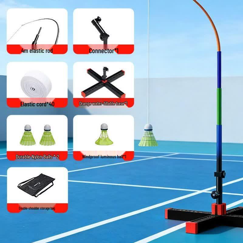 Foldable Automatic Rebound Badminton Trainer