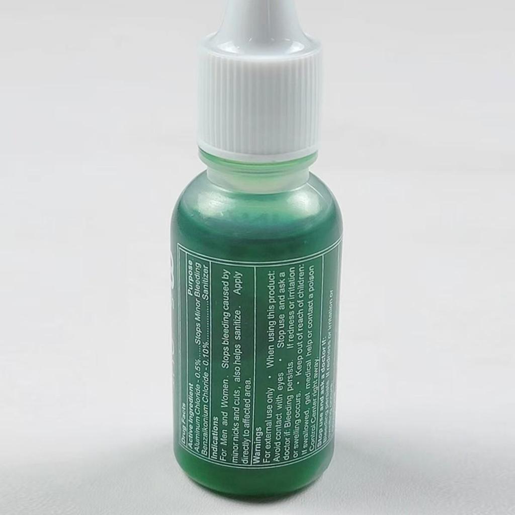 Infa-Lab Genuine Nail Hemostatic & Cuticle Remover - Green & Blue Bottles
