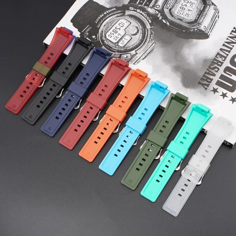 2025 Strap for Casio GSHOCK GM110 GA100/110/120 400 GA-700 800 GD-100 GAL-100 GW-8900 Replace Silicone Rubber Watch Band Bracelet