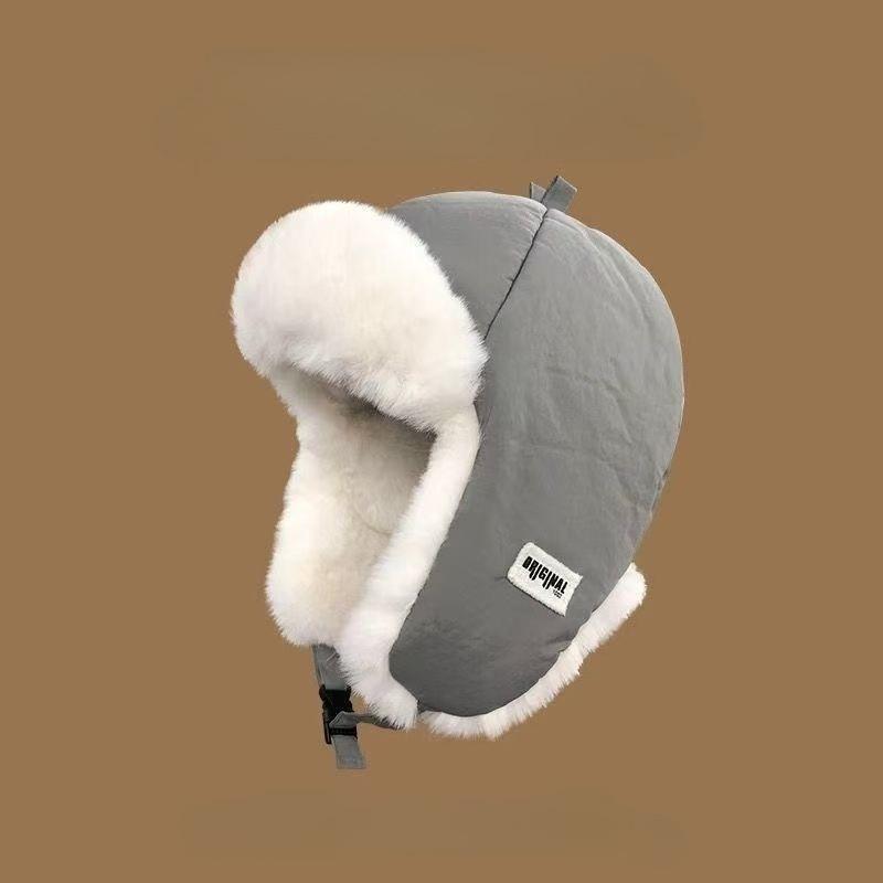 Winter Lei Feng Stil Hut | Unisex, Fleecegefüttert und Verdickt, Acryl, zum Radfahren, für Wärme, Gehörschutz und Skifahren