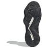 adidas Cushioning Wear-Resistant Low-Top Basketball Shoes Unisex Black Sneakers JH5838
