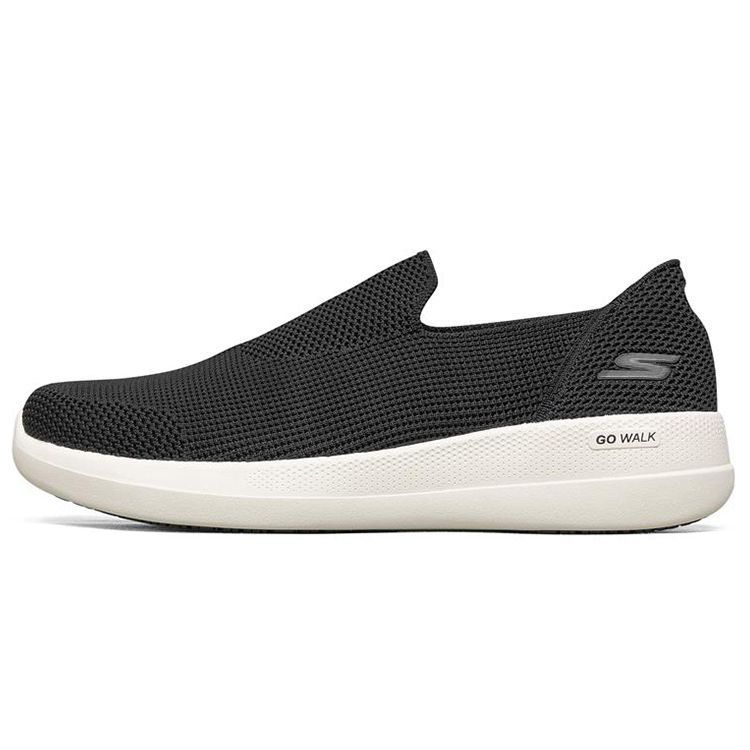 Skechers Go Walk Stability Casual Low Top Slip-On Shoes Men sneaker Black White 216141-BKW 43.5