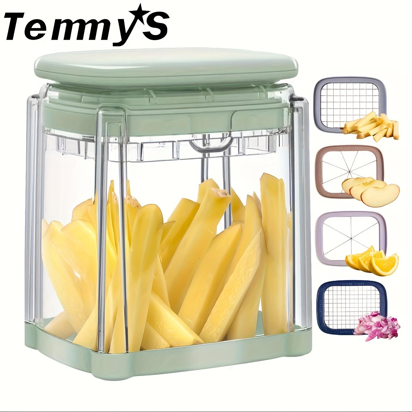 

1 комплект, многофункциональная ручная овощерезка и фрукторезка с лезвиями из нержавеющей стали, идеально подходит для нарезки ломтиками, нарезки кубиками, кухонные принадлежности, кухонные аксессуары светло-зеленый