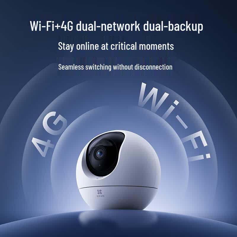 Ezviz C6C 8MP 4G/WiFi Smart AI Home Security Camera (CN version)